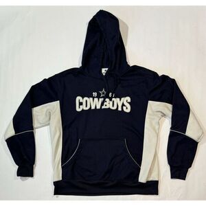 NFL‎ Dallas Cowboys Football Hoodie Sweatshirt Men's Size Large  Blue